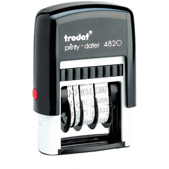 Датер 4мм ленточный, 1строка, 73930, Trodat/4820