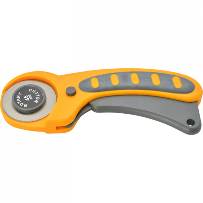 Нож раскройный дисковый d=45мм, металлический, с защитой лезвия и кнопкой блокировки лезвия, deVENTE/8012300 (12)