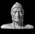 Бюст Данте Алигьери 42*23,5*32,5см, гипс 10-188