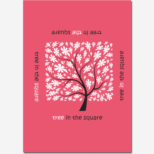 Блокнот А6 60л клетка "Дерево в квадрате" склейка, Полином/8с5 (100) Блокнот А6 60л клетка "Дерево в квадрате" склейка, Полином/8с5 (100)