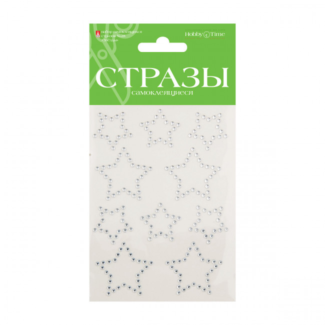 Самоклеящиеся стразы "Звезды", 6цв, №28, BV/2-129/04 Самоклеящиеся стразы "Звезды", 6цв, №28, BV/2-129/04