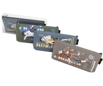 Пенал   CX-10/CT-47 "Аниме парень" косметичка, текстиль, на молнии, цвета ассорти, в упаковке ПВХ (1/12/288)