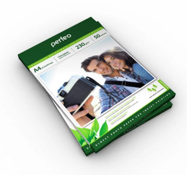 Фотобумага А4 230 г/м2 глянцевая 50л (PF-GLA4-230/50) (G04) Perfeo (20)