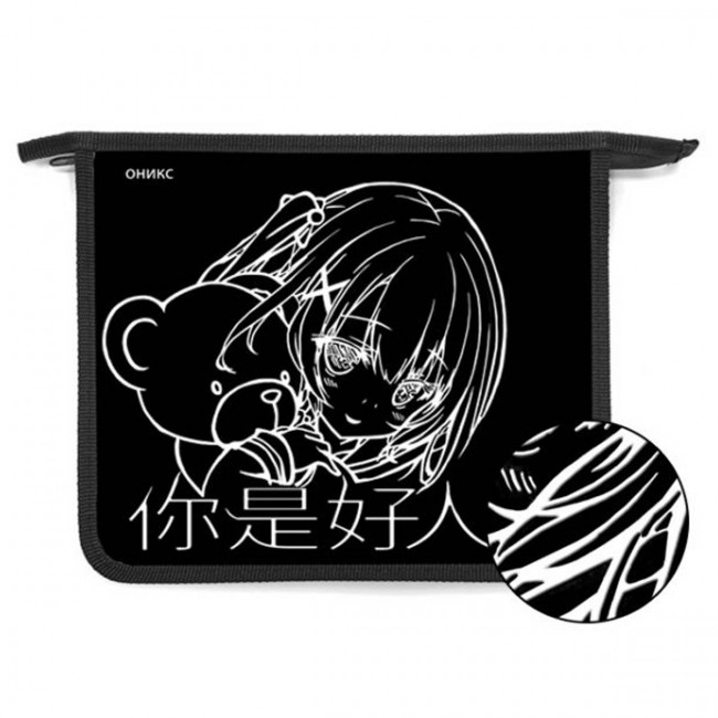 Папка д/тетр. А5 на молнии ПТ 7-12 АНИМЕ С МИШКОЙ пластик,фольга арт. 72035 (1/36шт) Папка д/тетр. А5 на молнии ПТ 7-12 АНИМЕ С МИШКОЙ пластик,фольга арт. 72035 (1/36шт)