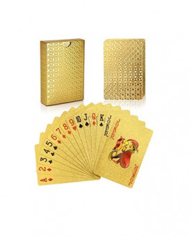 Карты игральные для покера  Сияние золота (54 шт),золотые ИН-5914