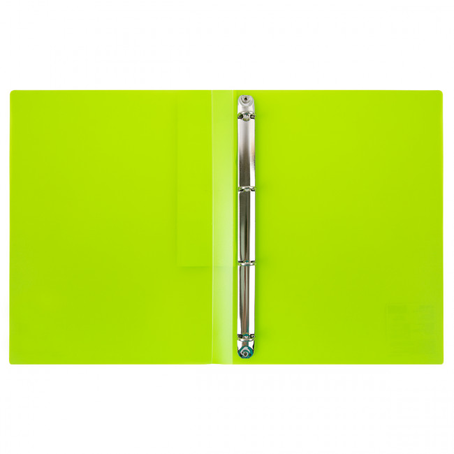 Папка А4 700мкр 25мм на 4 О-кольцах d -17мм, neon лайм, Prisma Expert Complete/EC211400021 (4)