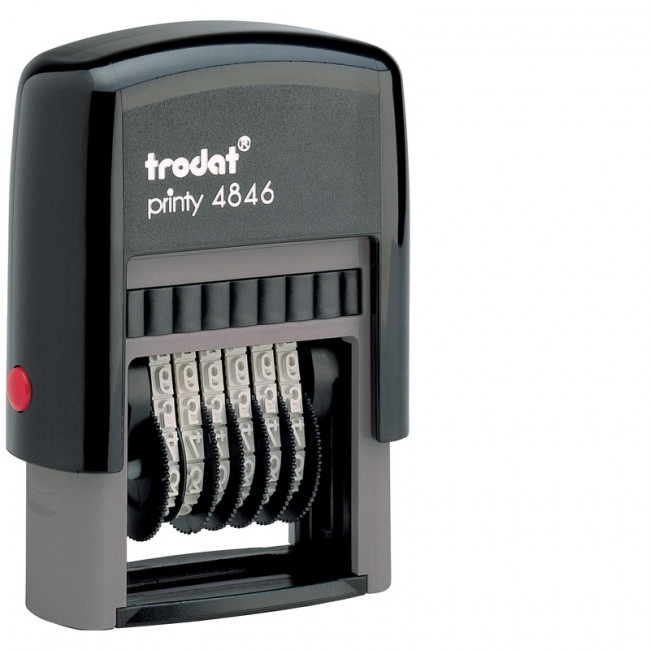 Нумератор 4,0мм мини автоматический, 6 разрядов, 53200, Trodat/4846