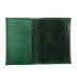 Обложка на паспорт WENZER OFFiCE, Passport из натур.кожи ср гл с карманом, "флоттер", св.зеленый