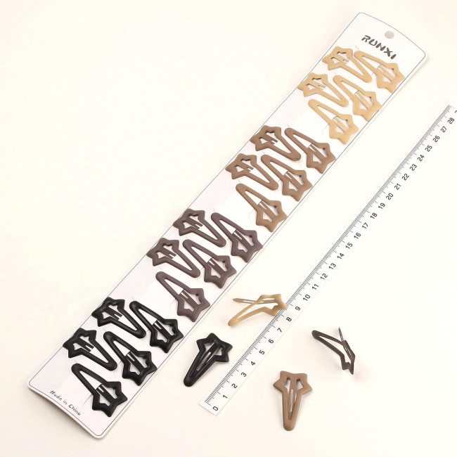 Заколка клик-клак, 24шт, 16-190