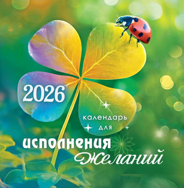 Календарь на скрепке 2026г "Календарь для исполнения желаний", ПК-26-085 (10)
