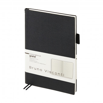Ежедневник недатированный А5 128л "Grand", черный, BV/3-774/01 (20)
