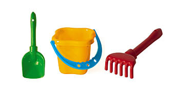 Набор № 4: ведро 0,8л +лопатка 22см +грабли 21см, Рыжий Кот/И-0110 (48) Набор № 4: ведро 0,8л +лопатка 22см +грабли 21см, Рыжий Кот/И-0110 (48)