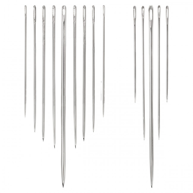 Иглы №7 для шитья ручные "Турист", 15шт, Gamma/ИЗ-20090 №7