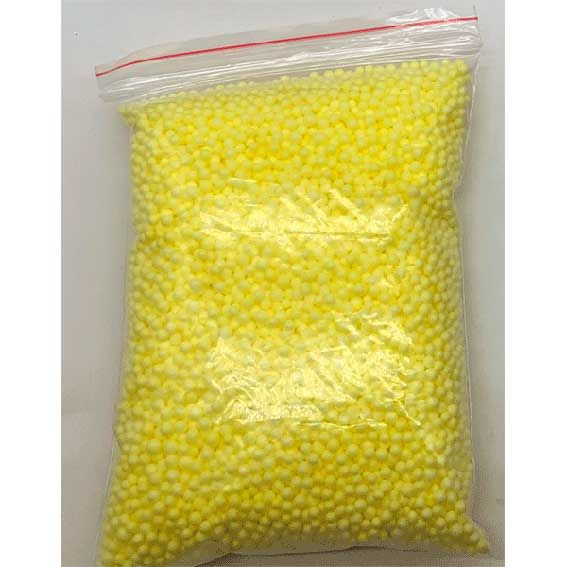 Заготовка для декорирования "Шар" d=5 мм, 10гр, из пенополистирола, цвет желтый, deVENTE/8003128