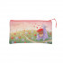 Папка А6 на молнии "Лавандовые ламы. Сердечки", экокожа, BV/14-003/10 (10)