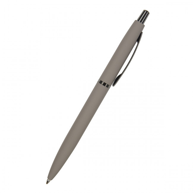 Ручка автоматическая 1.00 мм синяя "San Remo", серый корпус, BV/20-0249/05 (24)