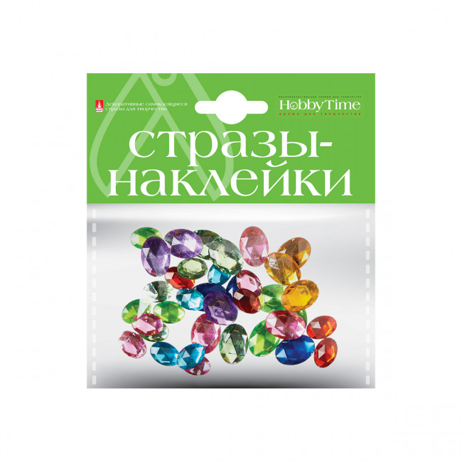 Стразы- наклейки "Кристаллы овальные", №7, BV/2-094/07 Стразы- наклейки "Кристаллы овальные", №7, BV/2-094/07