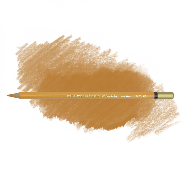 Карандаш 3,8мм акварельный, хром оранжевый, Mondeluz Koh-I-Noor/3720042002KS (12) Карандаш 3,8мм акварельный, хром оранжевый, Mondeluz Koh-I-Noor/3720042002KS (12)