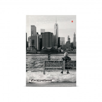 Ежедневник А6 128л клетка,недатированный "Город ангелов", BV/3-028/28 (20)
