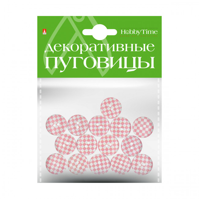 Декоративные пуговицы d 20мм "Шашечки", BV/2-172/06 Декоративные пуговицы d 20мм "Шашечки", BV/2-172/06