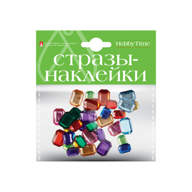 Стразы- наклейки "Кристаллы прямоугольные", №9, BV/2-094/09 Стразы- наклейки "Кристаллы прямоугольные", №9, BV/2-094/09