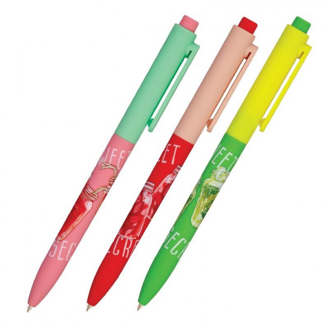 Ручка автоматическая 0,7мм синяя "FunClick. My refresht", BV/20-0297/09 (24) Ручка автоматическая 0,7мм синяя "FunClick. My refresht", BV/20-0297/09 (24)