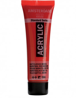 Краска акриловая Amsterdam туба 20мл №396 Красный нафтол средний