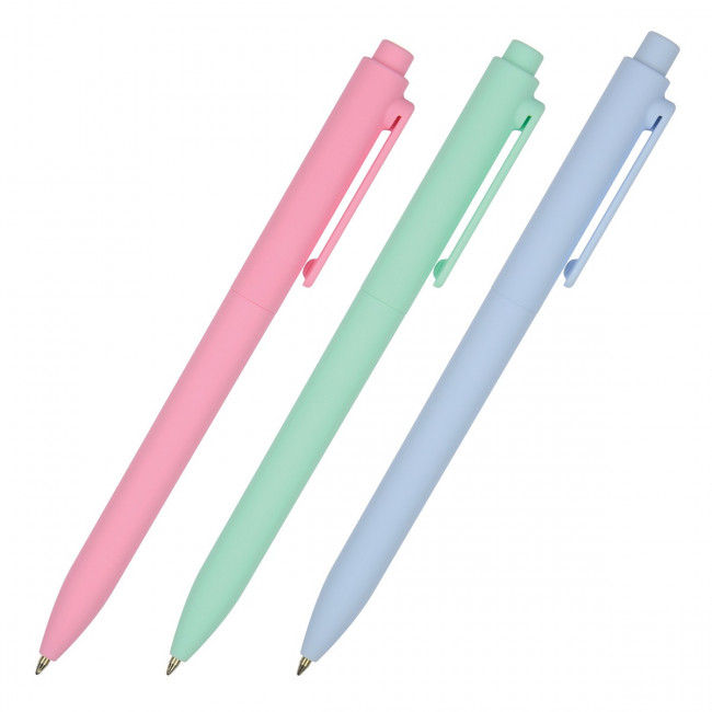 Ручка автоматическая 0,7мм синяя «SoftClick. Zefir», 3 цвета ассорти, BV/20-0105 (24) Ручка автоматическая 0,7мм синяя «SoftClick. Zefir», 3 цвета ассорти, BV/20-0105 (24)