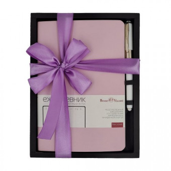 Набор подарочный А5 "Megapolis Flex" розовый, BV/3-531/34-2