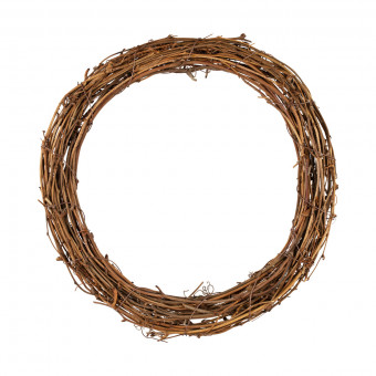 Каркас d 25см 3см флористический "Венок", коричневый, Blumentag/MRB-69