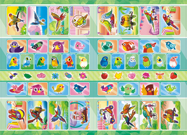 Раскраска с наклейками (А5) РНМ-602