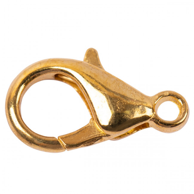 Замок 10мм для бус "Карабин", 5 шт., золото Zlatka/DM-01/5