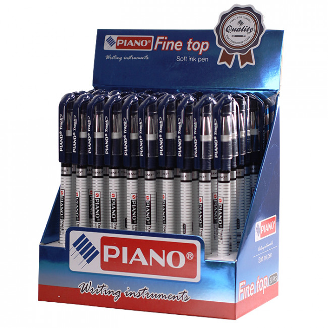 Ручка шариковая 0,7мм синяя "Track" на масляной основе, белый корпус, PIANO (50) Ручка шариковая 0,7мм синяя "Track" на масляной основе, белый корпус, PIANO (50)