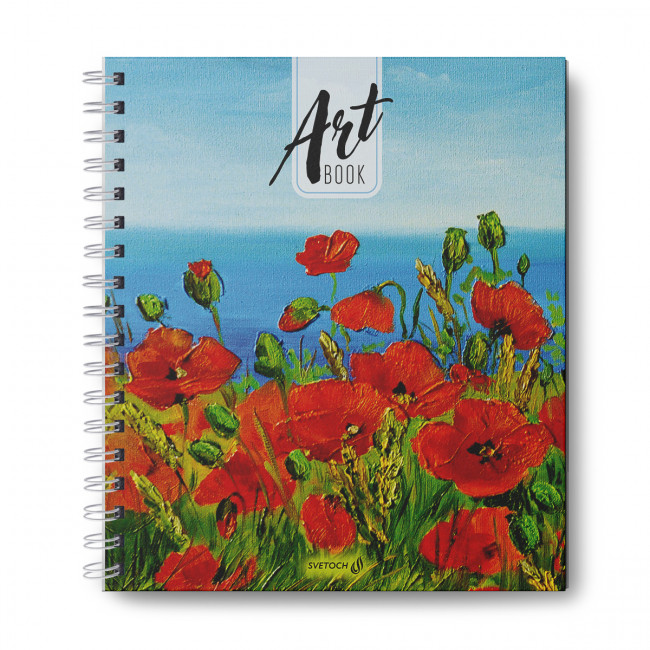 Артбук 205*239мм 80л "Маки", Светоч/80АРТ-002 000620