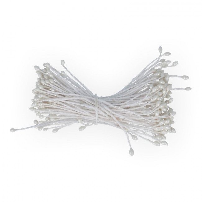 Тычинки для искусственных цветов 85шт белый, Blumentag/TIC/P-1 белый Тычинки для искусственных цветов 85шт белый, Blumentag/TIC/P-1 белый