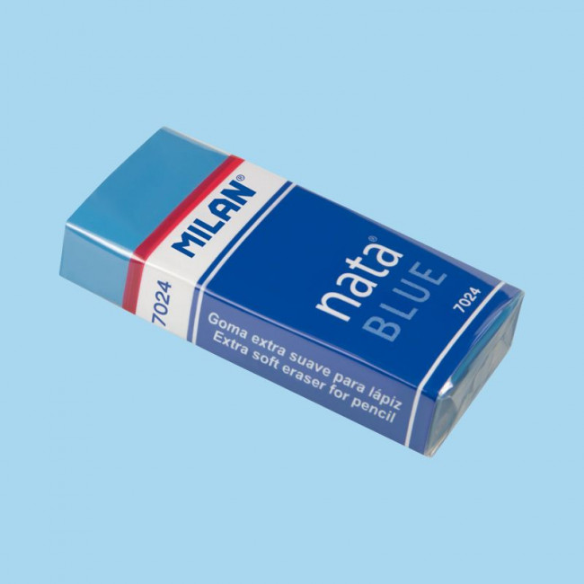Ластик 50*23*10мм "MILAN 7024", мягкий, для стирания графита, Milan (24)