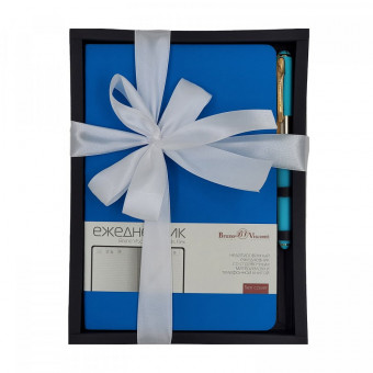 Набор подарочный А5 "Megapolis Flex" синий, BV/3-531/07-2