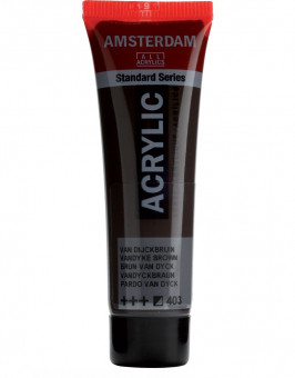 Краска акриловая Amsterdam туба 20мл №403 Ван-Дик коричневый