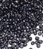 Бисер "ASMAR" размер №8, вес: 450 г, чёрный перламутровый