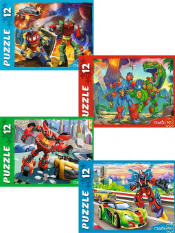 Пазл 12 элементов "Мир трансформеров" №32, Рыжий Кот/П12-2545 (32)