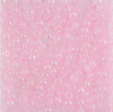 Бисер Чехия "GAMMA" круглый 1   10/0   2.3 мм    5 г  1-й сорт A072 розовый/меланж ( 57573 )