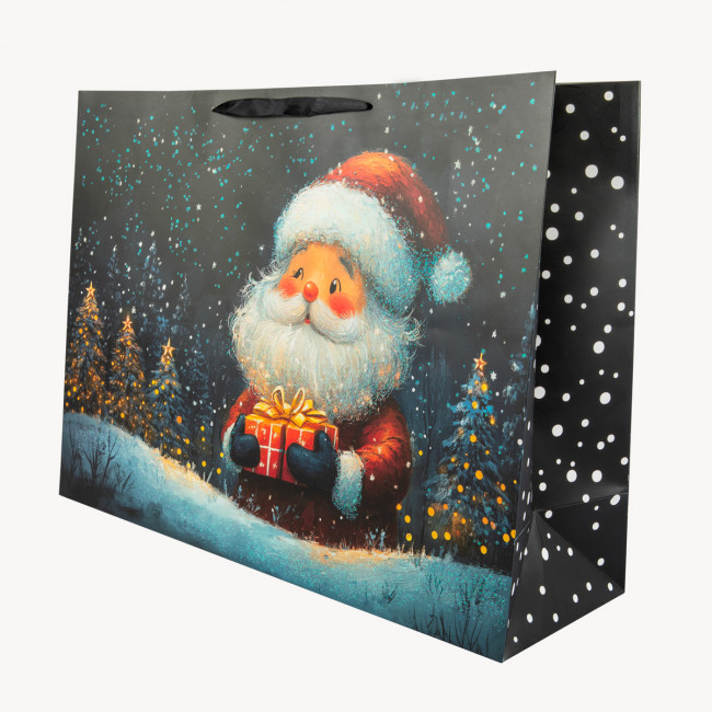 Пакет подарочный 61 х46х20см 210 г/кв.м "Санта", Stilerra/NRYXXL 01 (12)