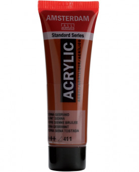Краска акриловая Amsterdam туба 20мл №411 Сиена жженая