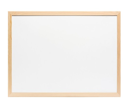 Доска для письма маркером CZ-294  500х700мм, рамка светлое дерево (1/24)