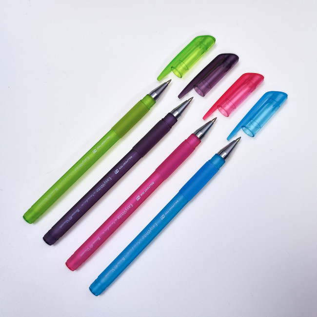 Ручка шариковая 0,5мм синяя "EasyWrite. Creative", 4 цвета ассорти, BV/20-0042 (24)