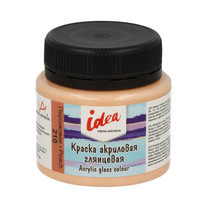 Краска акриловая для декора глянцевая 50мл 210 Персиковая, idea, VISTA-ARTISTA/ IGA-50 210