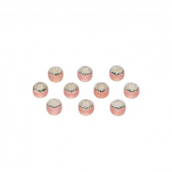 Бусина из смолы полиэтиленполиамин 10мм, №03 розовый, 10шт, Zlatka/RFB-10 №03
