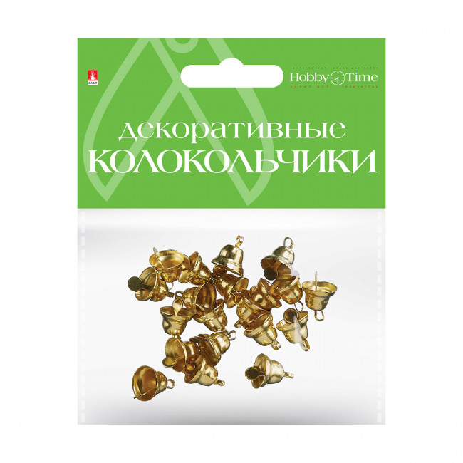 Колокольчики d 10мм, золотые, №3, BV/2-403/03