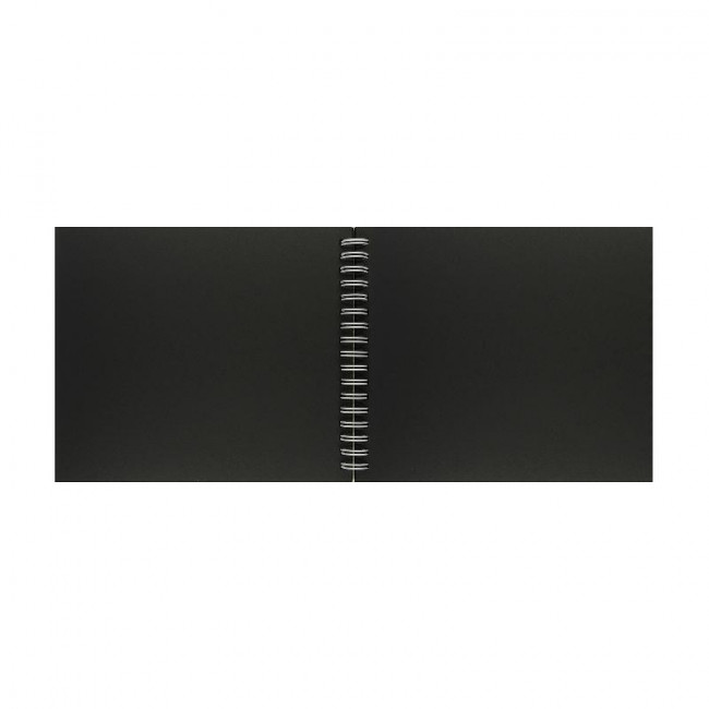 Скетчбук 25л 180х155мм "Sketch&art", на гребне, цвет бумаги черный, BV/1-25-562/02 (18)