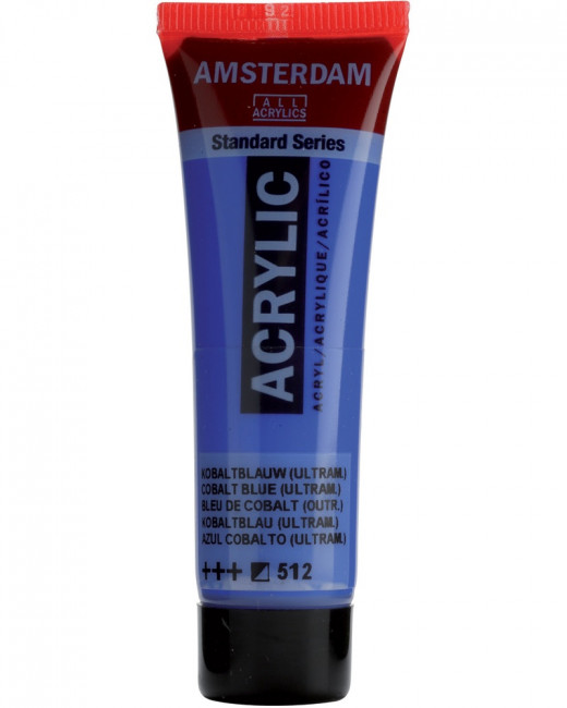 Краска акриловая Amsterdam туба 20мл №512 Кобальт синий (ультрамариновый)